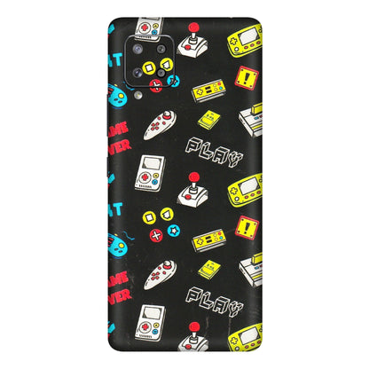 Samsung M/F/Note/Flip and C Phone Skins (All Models) - Gaming Doodles - 3D Embossed Finish (L-224) Samsung Galaxy M42