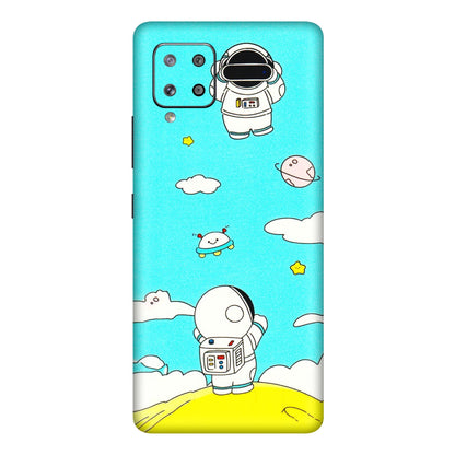 Samsung M/F/Note/Flip and C Phone Skins (All Models) - Blue Skies Astro Float - 3D Embossed Finish (L-230) Samsung Galaxy M42