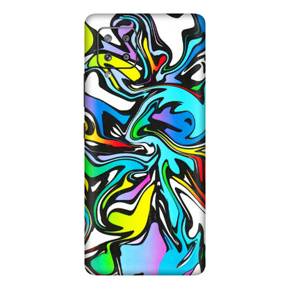 Samsung M/F/Note/Flip and C Phone Skins (All Models) - Abstract Colour Paints - 3D Embossed Finish (L-271) Samsung Galaxy M42