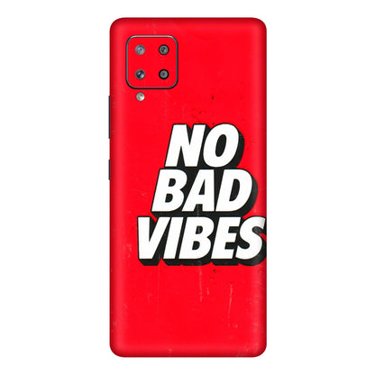Samsung M/F/Note/Flip and C Phone Skins (All Models) - No Bad Vibes - 3D Embossed Finish (L-280) Samsung Galaxy M42