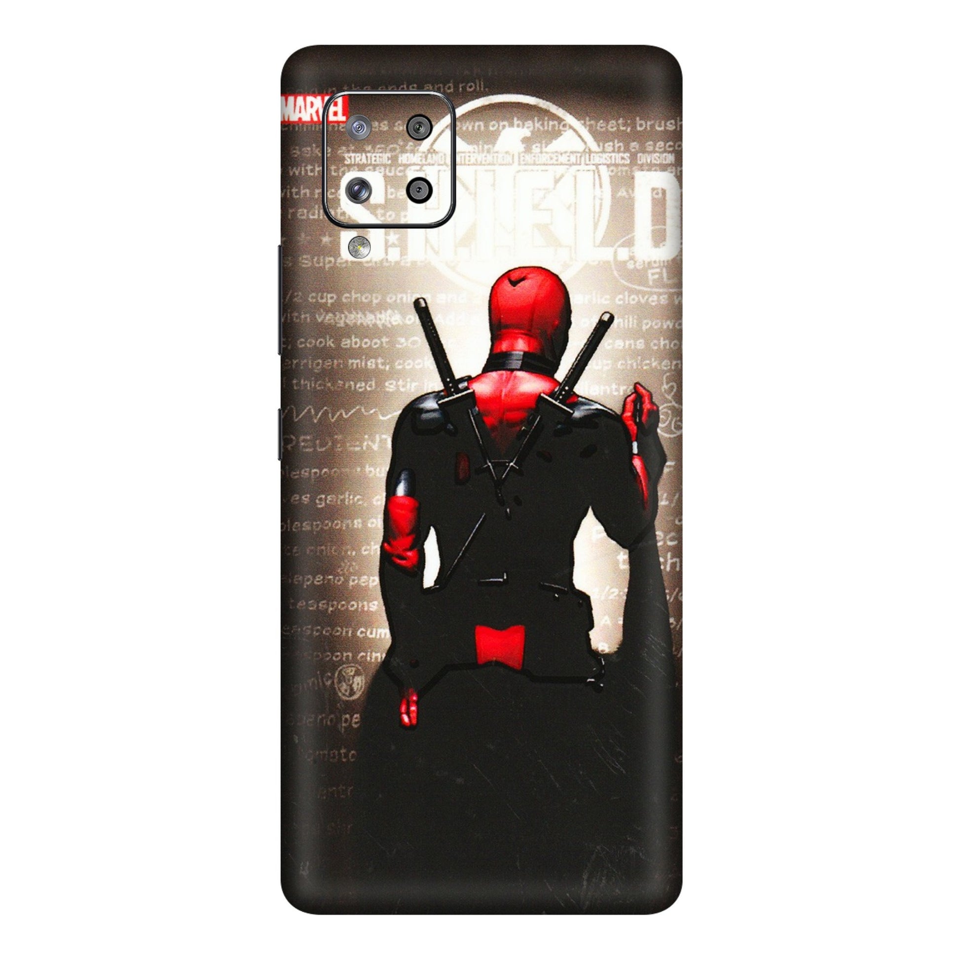 Samsung M/F/Note/Flip and C Phone Skins (All Models) - Deadpool - 3D Embossed Finish (L-56) Samsung Galaxy M42