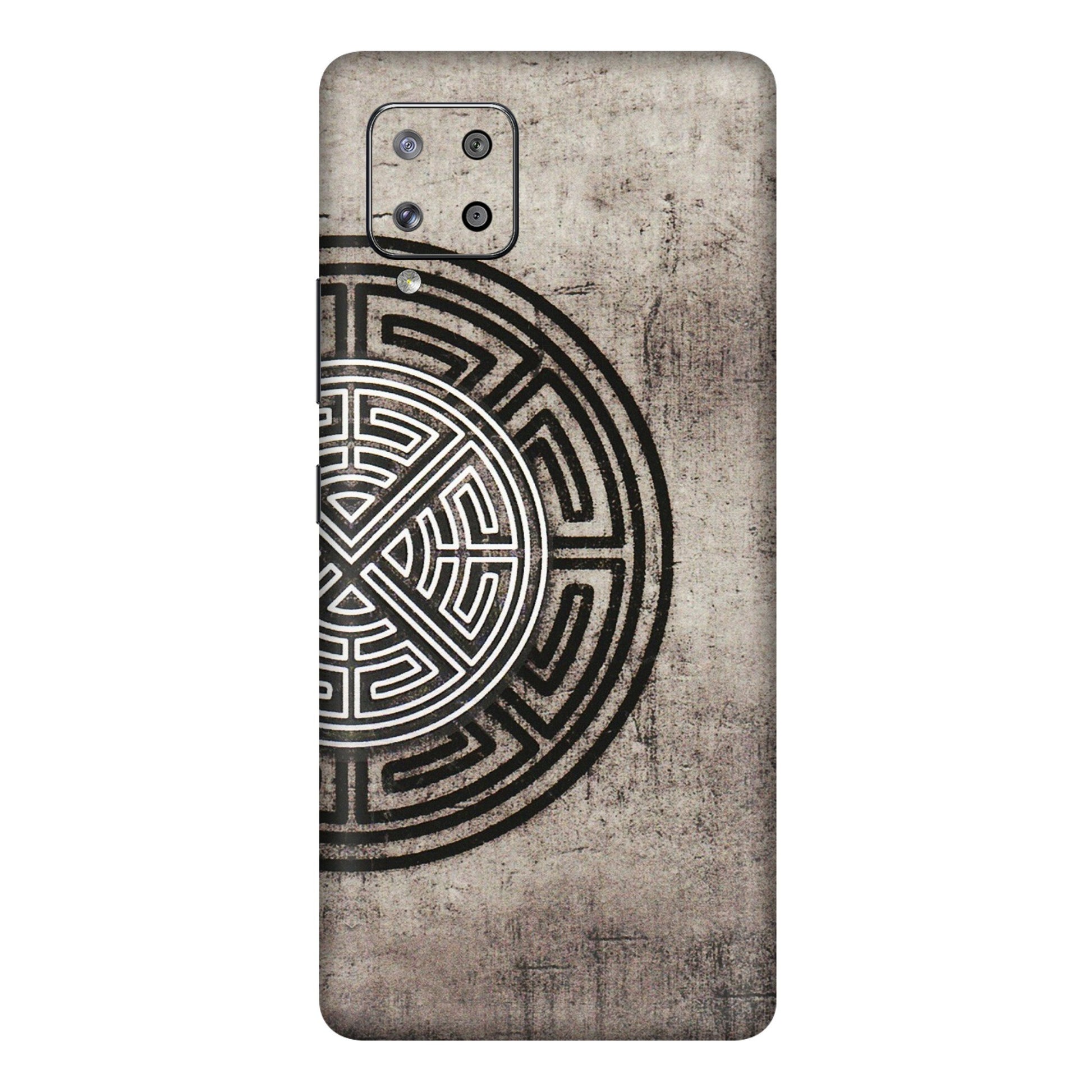 Samsung M/F/Note/Flip and C Phone Skins (All Models) - Mysterious Circular Design - 3D Embossed Finish (L-63) Samsung Galaxy M42