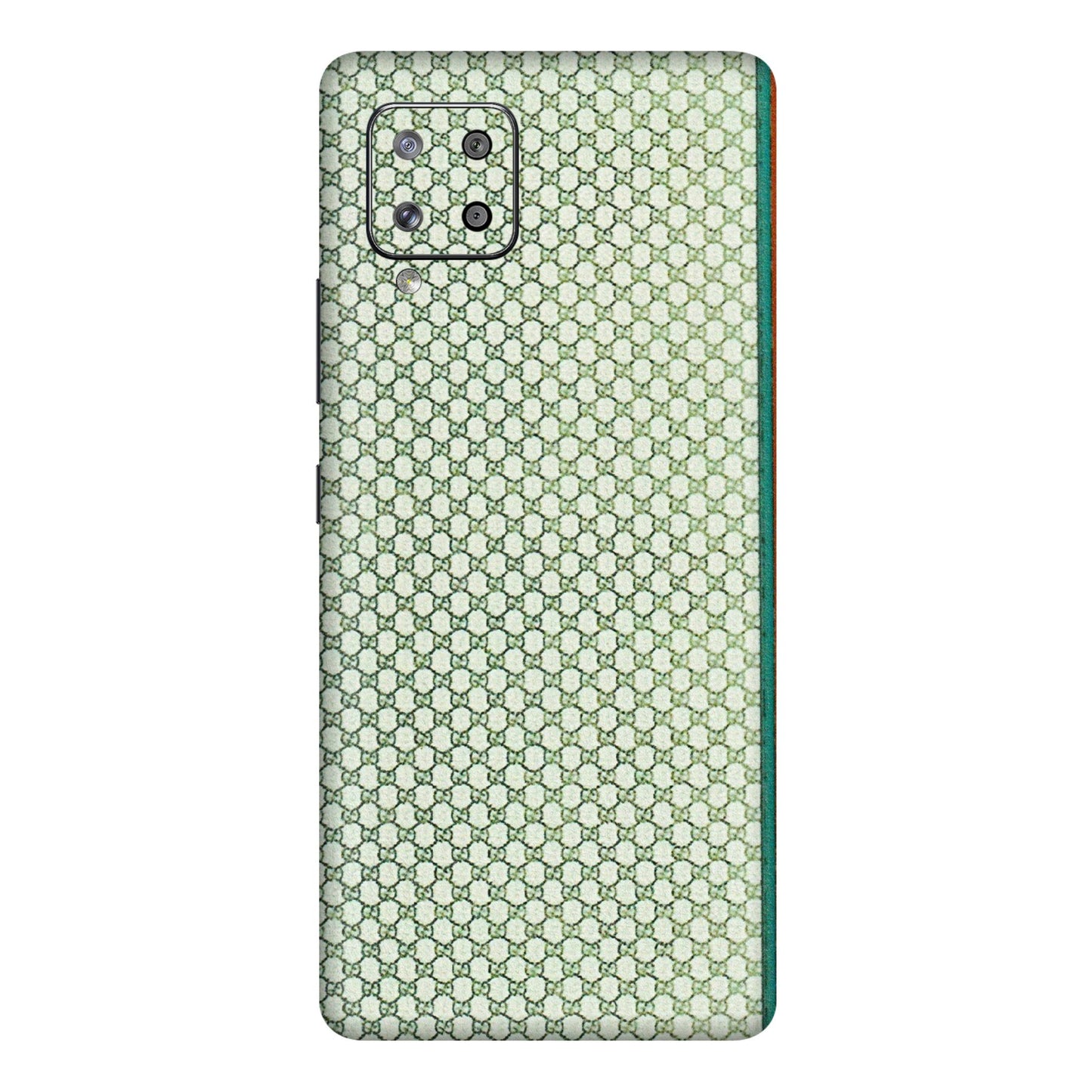 Samsung M/F/Note/Flip and C Phone Skins (All Models) - Gucci Fabric Pattern - 3D Embossed Finish (L-73) Samsung Galaxy M42