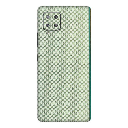 Samsung M/F/Note/Flip and C Phone Skins (All Models) - Gucci Fabric Pattern - 3D Embossed Finish (L-73) Samsung Galaxy M42