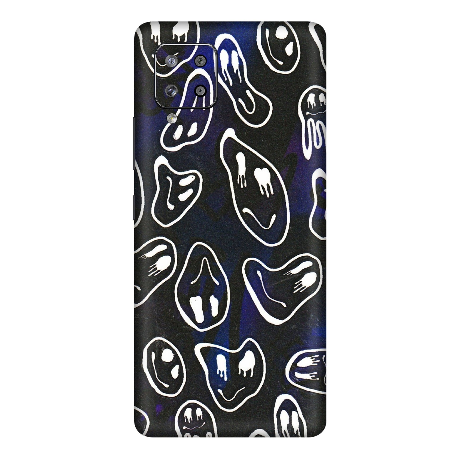 Samsung M/F/Note/Flip and C Phone Skins (All Models) - Distorted Smileys - 3D Embossed Finish (L-92) Samsung Galaxy M42