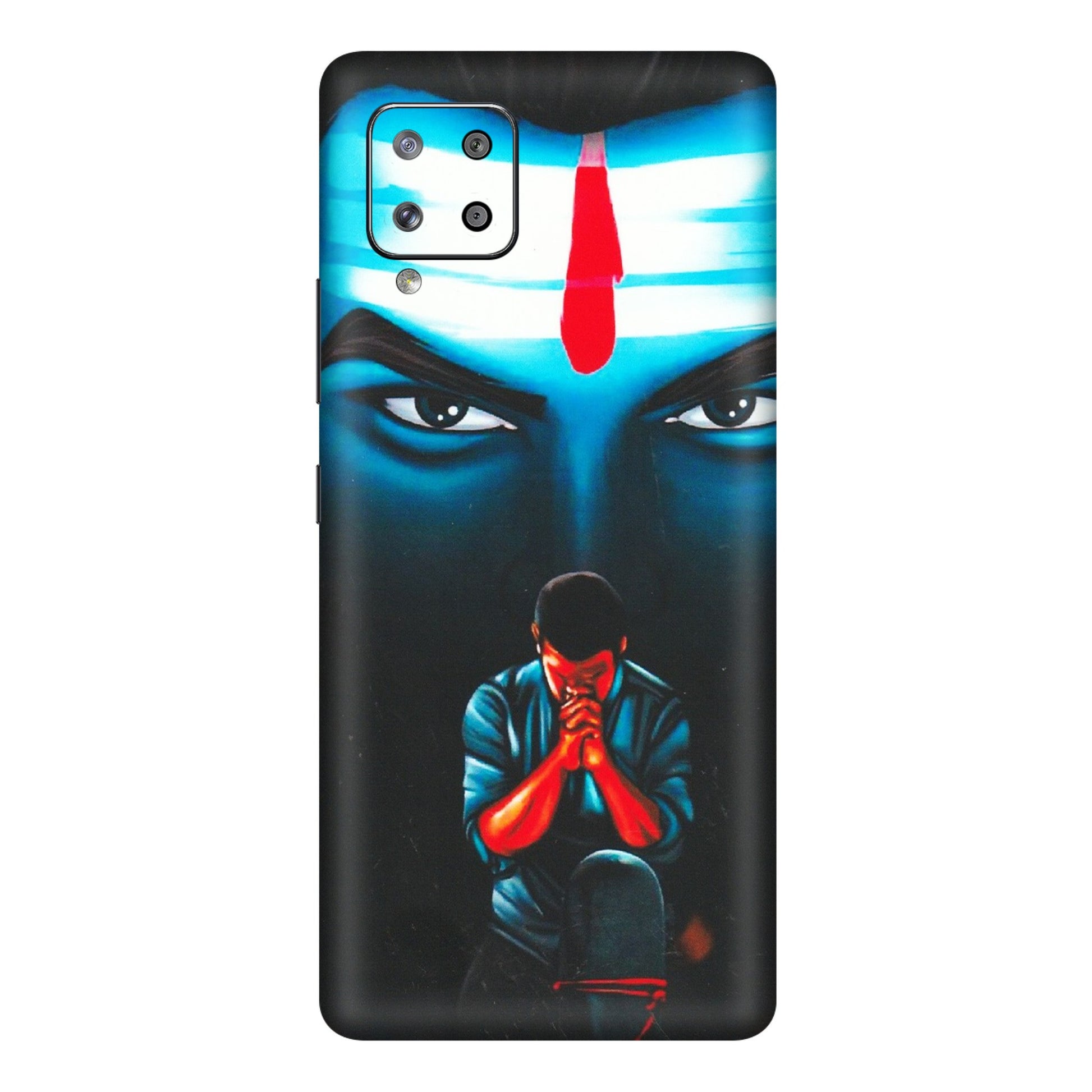 Samsung M/F/Note/Flip and C Phone Skins (All Models) - Mahakal Bhakt - Matte Finish (M-112) Samsung Galaxy M42