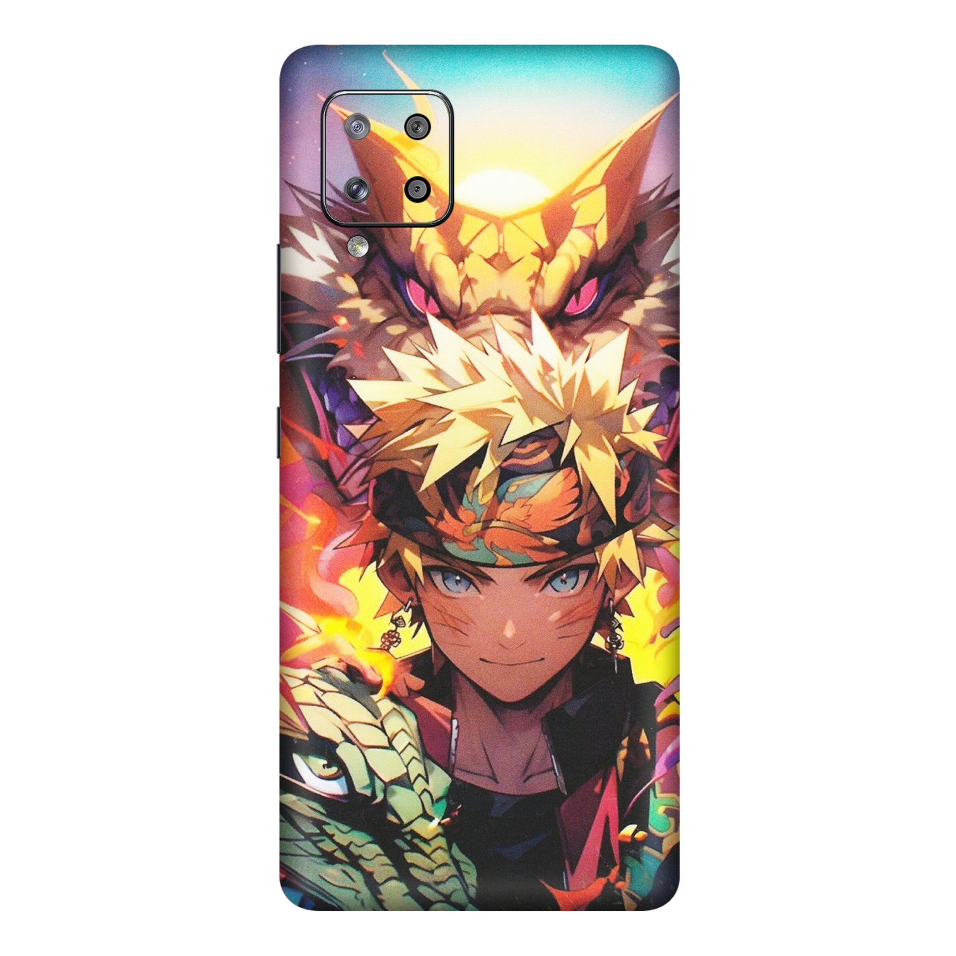 Samsung M/F/Note/Flip and C Phone Skins (All Models) - Angry Naruto Anime - Matte Finish (M-148) Samsung Galaxy M42