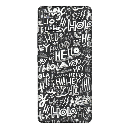 Samsung M/F/Note/Flip and C Phone Skins (All Models) - Hi Hello Doodles - Matte Finish (M-25) Samsung Galaxy M42