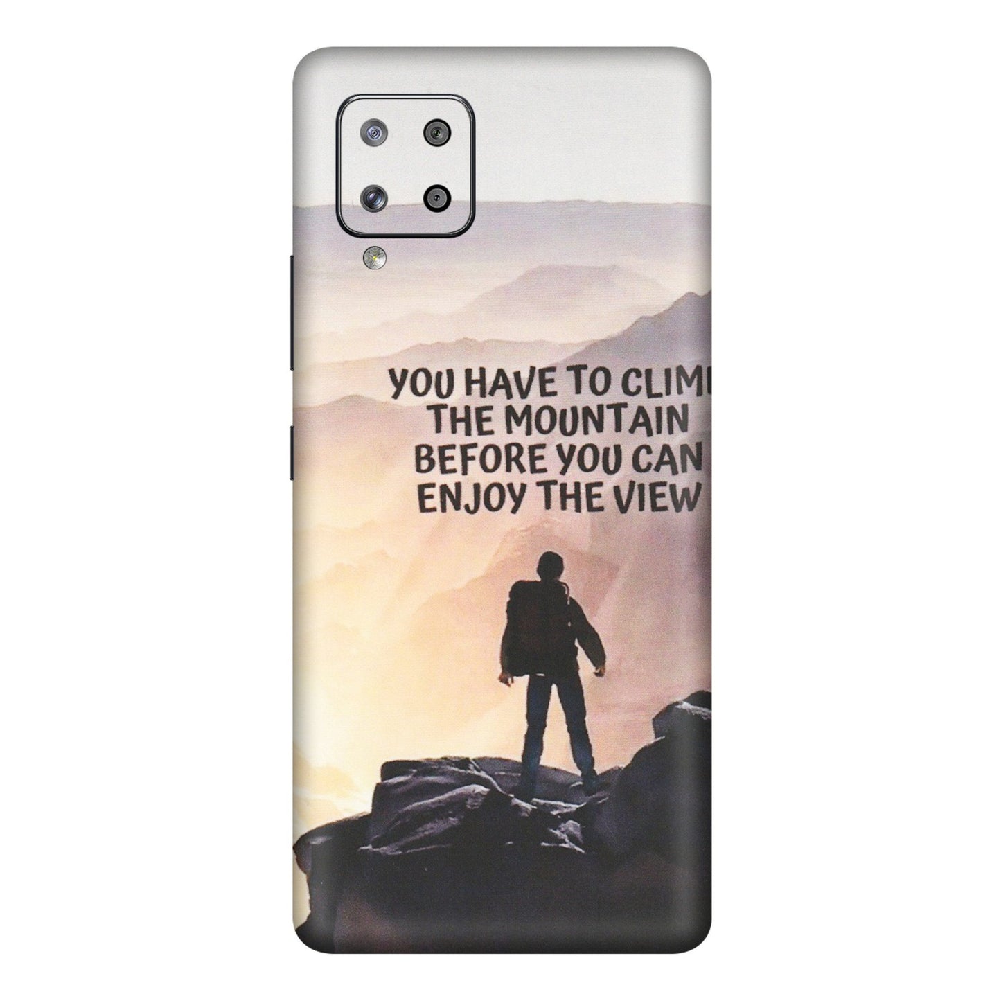 Samsung M/F/Note/Flip and C Phone Skins (All Models) - Motivational Hiking Mountain - Matte Finish (M-28) Samsung Galaxy M42