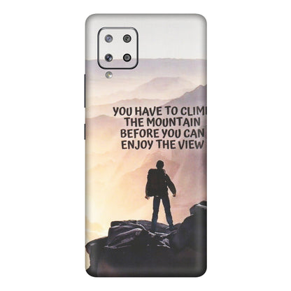 Samsung M/F/Note/Flip and C Phone Skins (All Models) - Motivational Hiking Mountain - Matte Finish (M-28) Samsung Galaxy M42