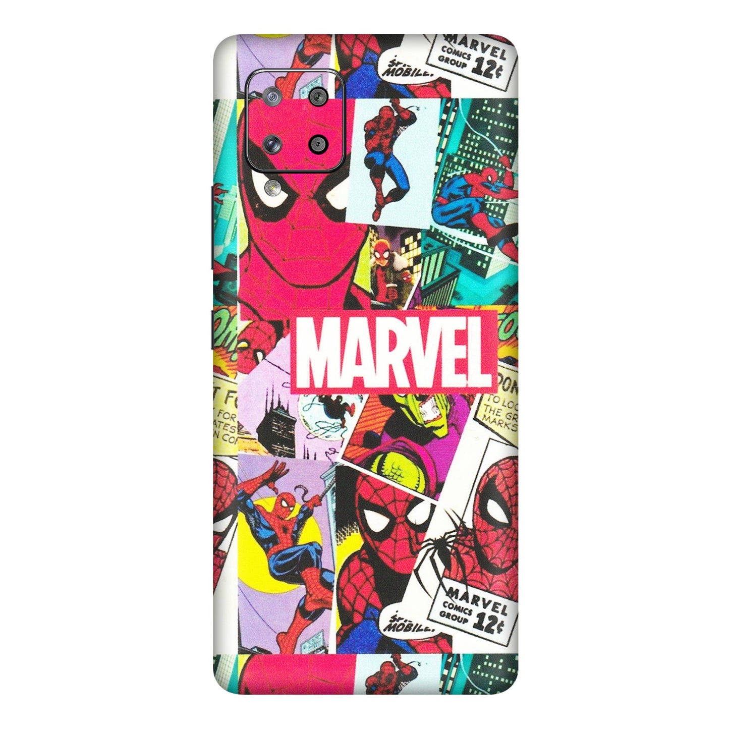 Samsung M/F/Note/Flip and C Phone Skins (All Models) - Marvel Comic Spiderman Grafitti - Matte Finish (M-72) Samsung Galaxy M42