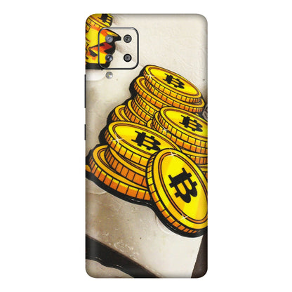 Samsung M/F/Note/Flip and C Phone Skins (All Models) - Billionaire Bitcoin Collection - Matte Finish (M-92) Samsung Galaxy M42