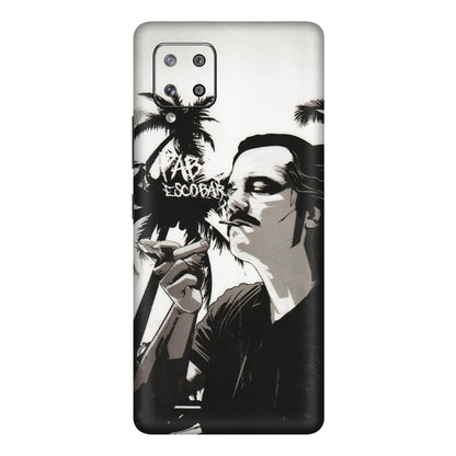 Samsung M/F/Note/Flip and C Phone Skins (All Models) - Pab Escobar - Transparent Finish (T-05) Samsung Galaxy M42