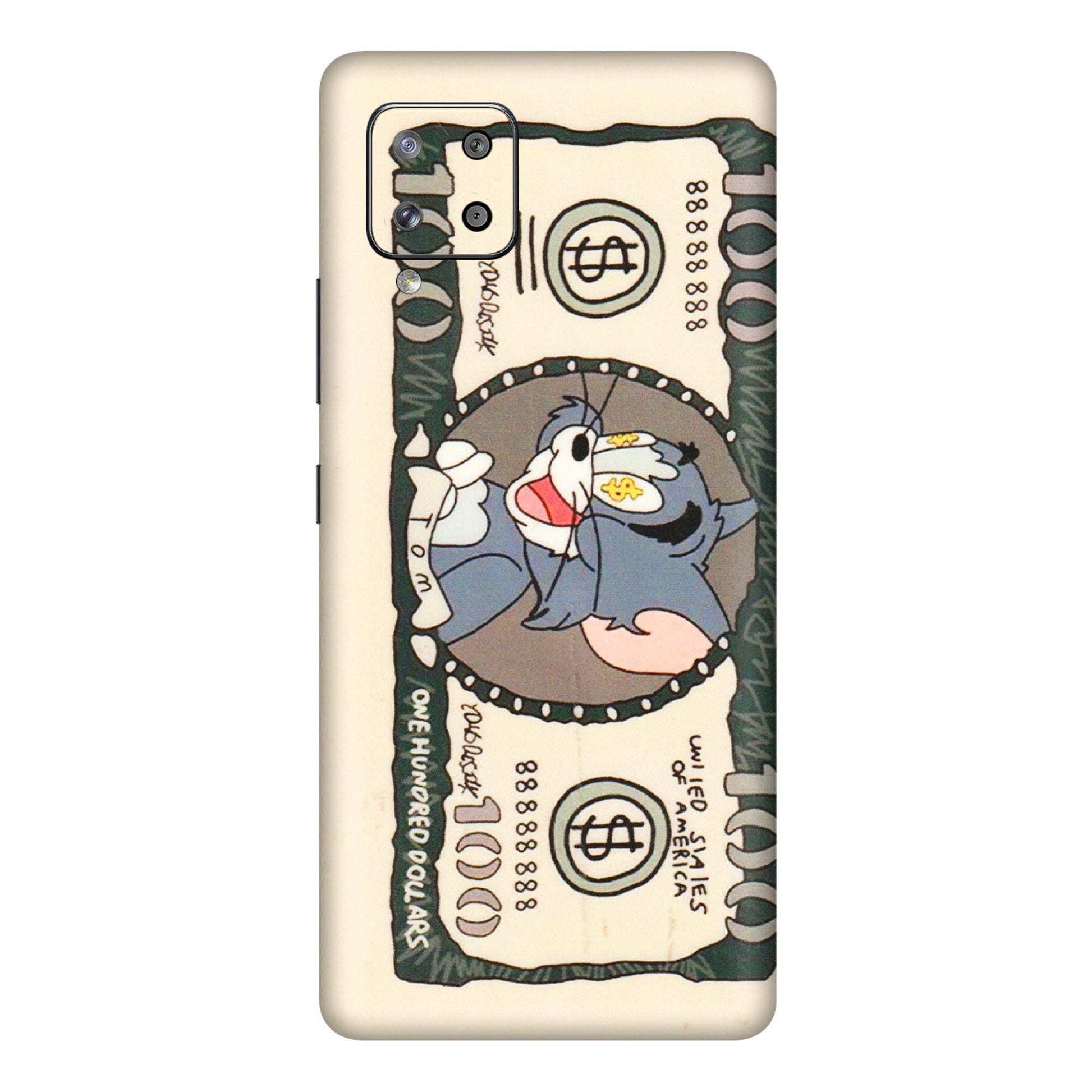 Samsung M/F/Note/Flip and C Phone Skins (All Models) - One Hundred Dollar Tom - Transparent Finish (T-16) Samsung Galaxy M42