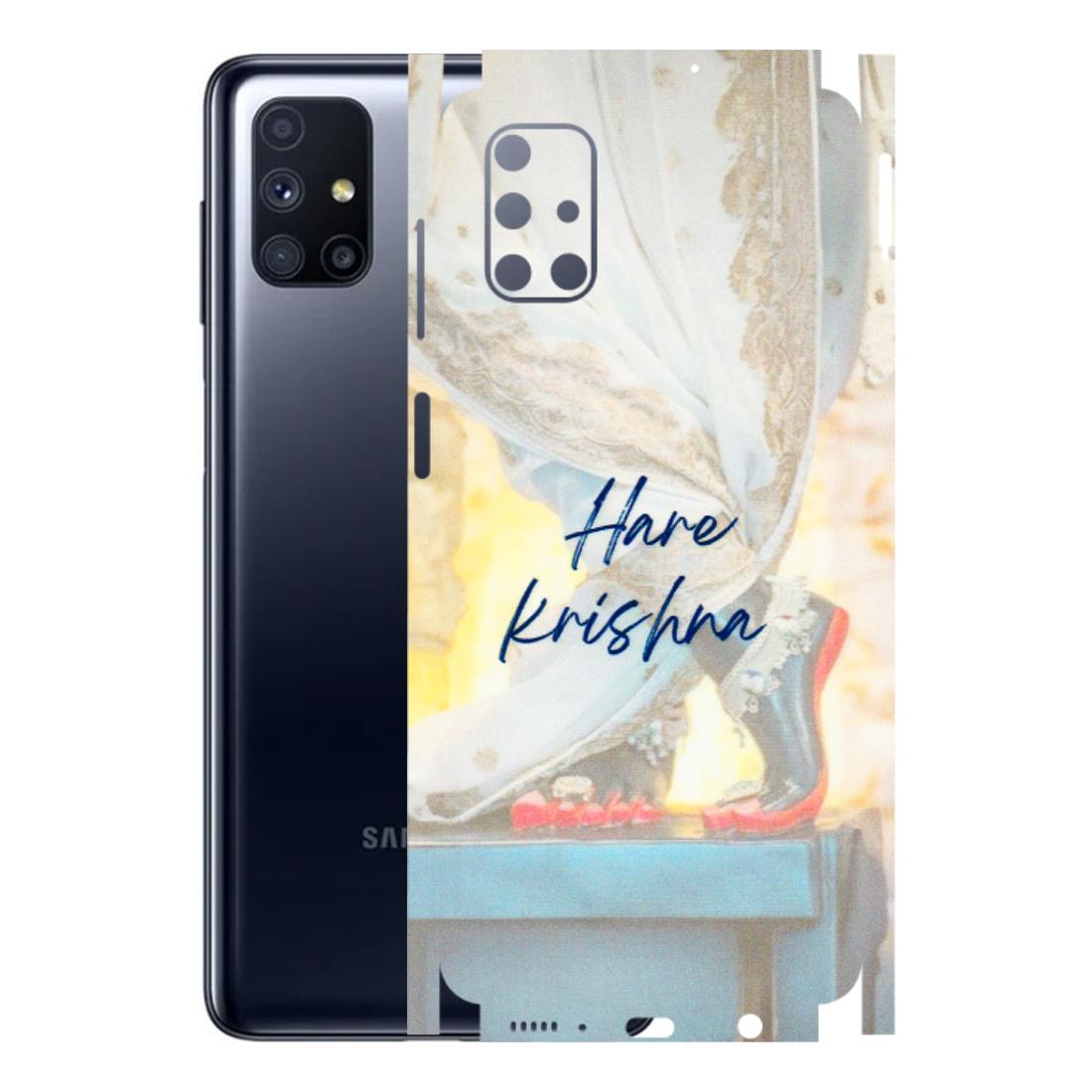 Samsung M/F/Note/Flip and C Phone Skins (All Models) - Hare Krishna - 3D Embossed Finish (L-03) Samsung Galaxy M51