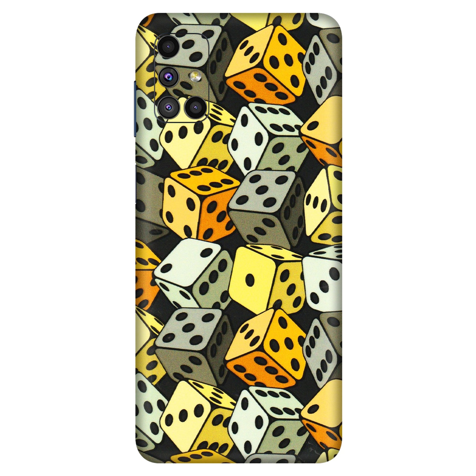 Samsung M/F/Note/Flip and C Phone Skins (All Models) - Dices Of Life - 3D Embossed Finish (L-04) Samsung Galaxy M51