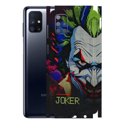 Samsung M/F/Note/Flip and C Phone Skins (All Models) - Joker Dot Matrix - 3D Embossed Finish (L-08) Samsung Galaxy M51