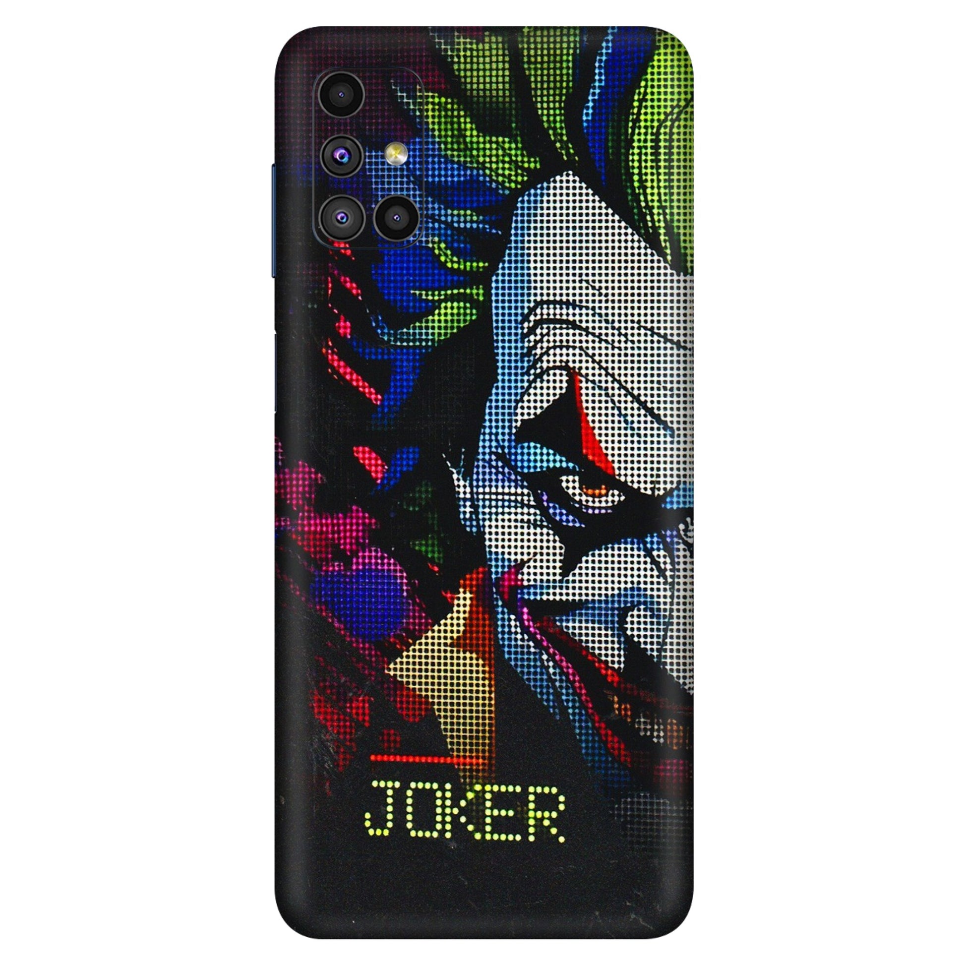 Samsung M/F/Note/Flip and C Phone Skins (All Models) - Joker Dot Matrix - 3D Embossed Finish (L-08) Samsung Galaxy M51