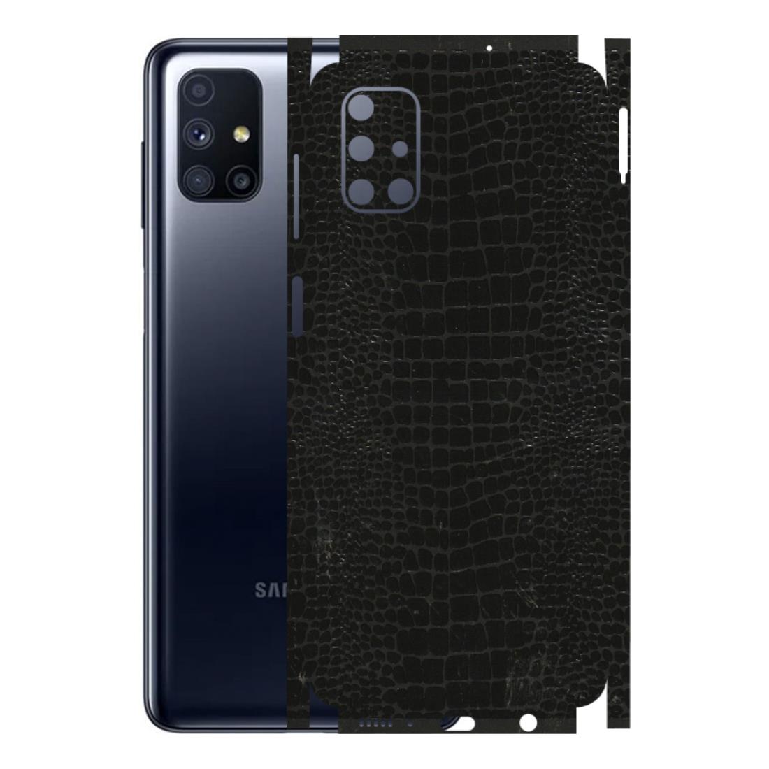 Samsung M/F/Note/Flip and C Phone Skins (All Models) - Snake Leather Black - 3D Embossed Finish (L-107) Samsung Galaxy M51