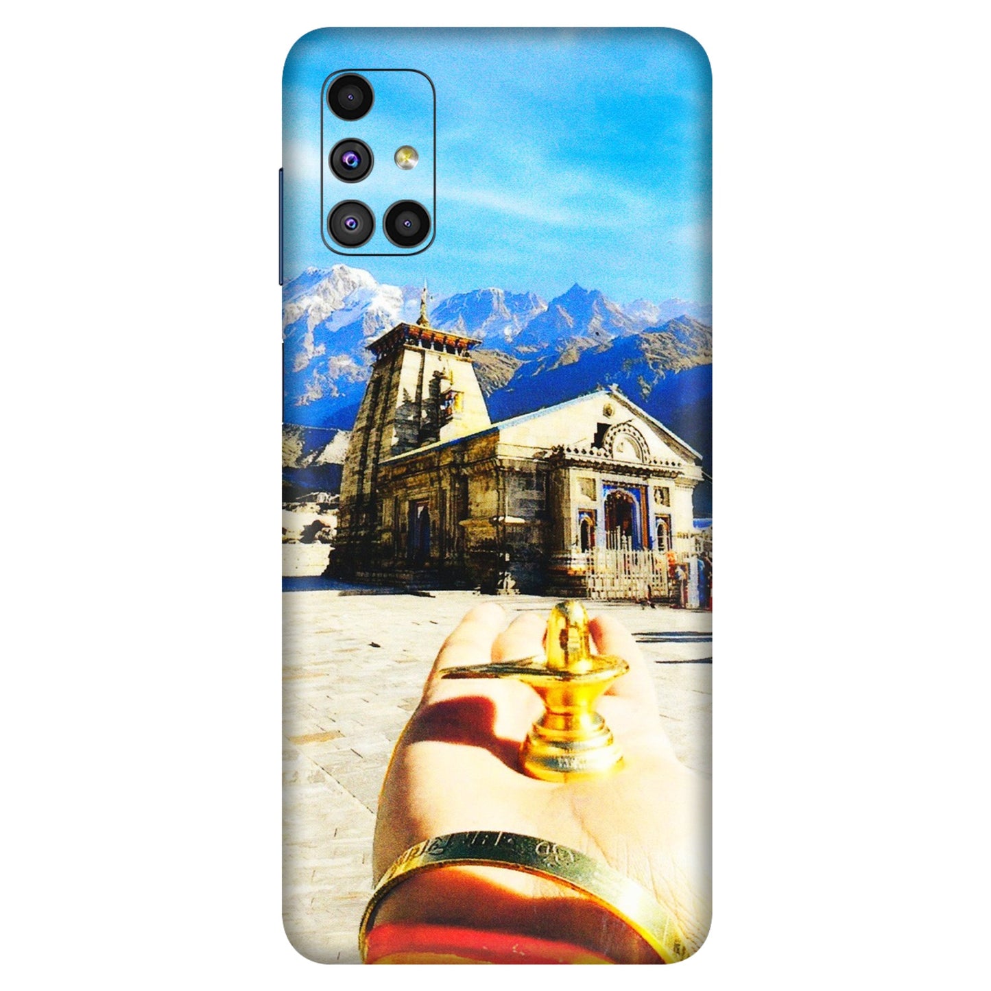 Samsung M/F/Note/Flip and C Phone Skins (All Models) - Beauty of Kedarnath - 3D Embossed Finish (L-108) Samsung Galaxy M51