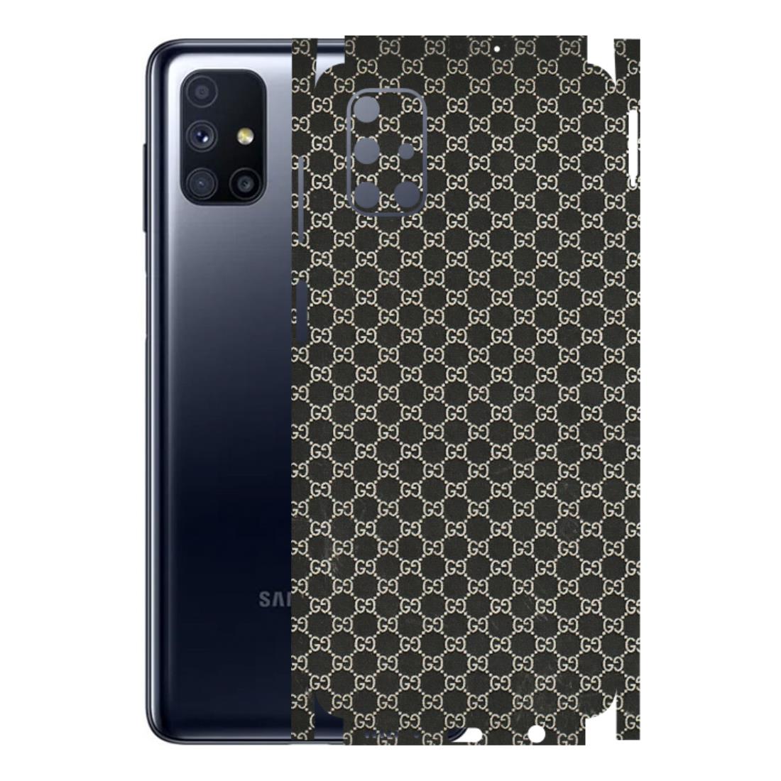 Samsung M/F/Note/Flip and C Phone Skins (All Models) - Black G Print - 3D Embossed Finish (L-109) Samsung Galaxy M51