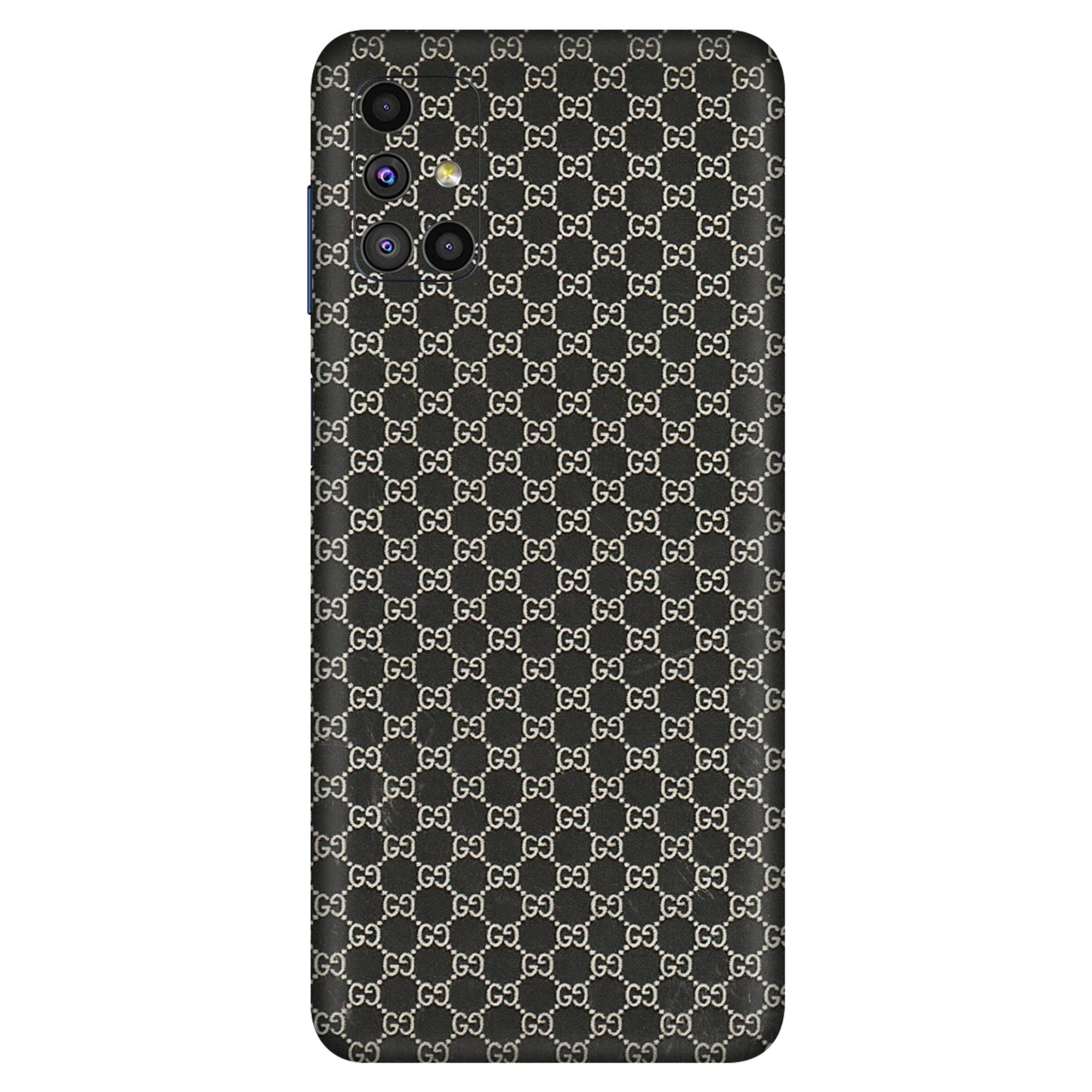 Samsung M/F/Note/Flip and C Phone Skins (All Models) - Black G Print - 3D Embossed Finish (L-109) Samsung Galaxy M51