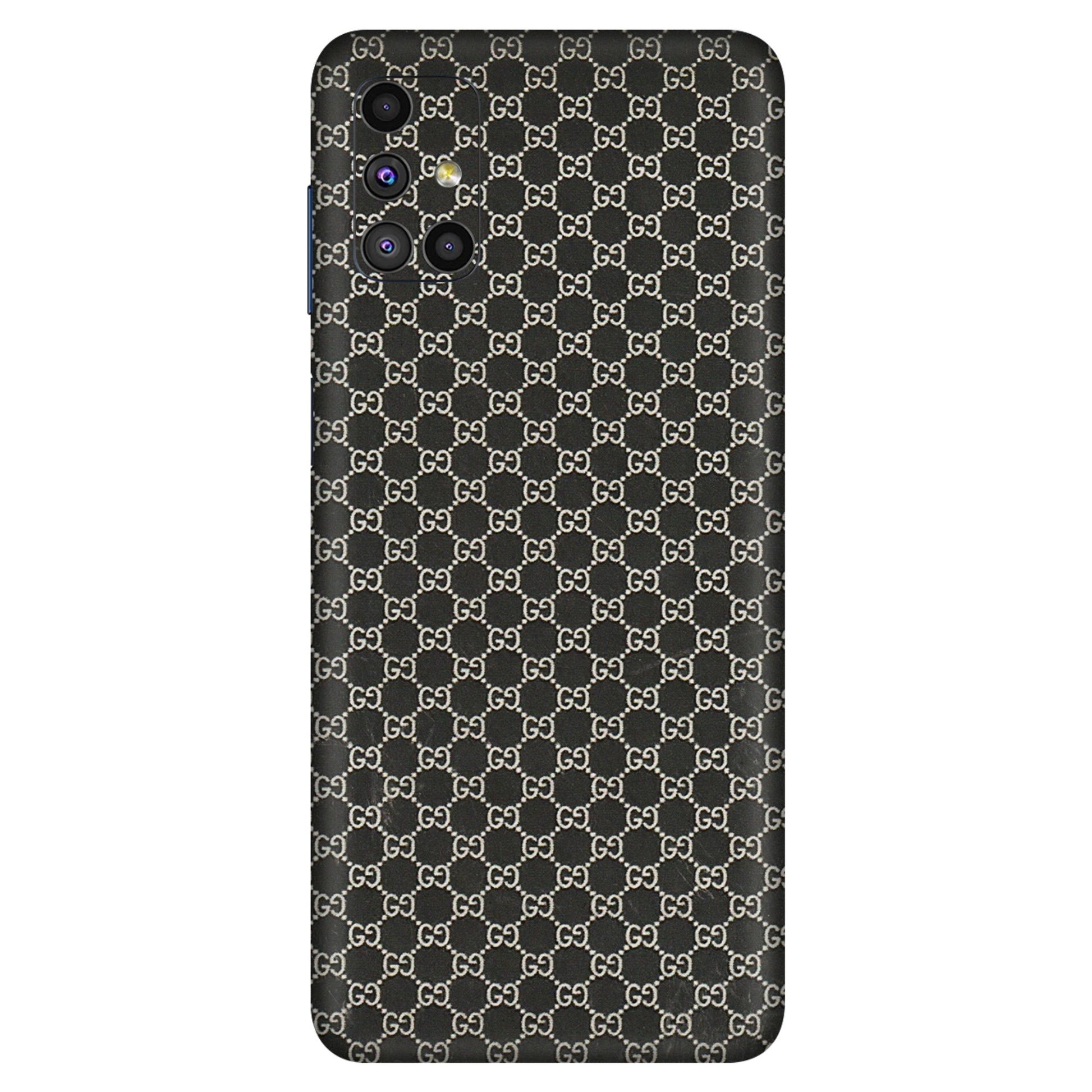 Samsung M/F/Note/Flip and C Phone Skins (All Models) - Black G Print - 3D Embossed Finish (L-109) Samsung Galaxy M51
