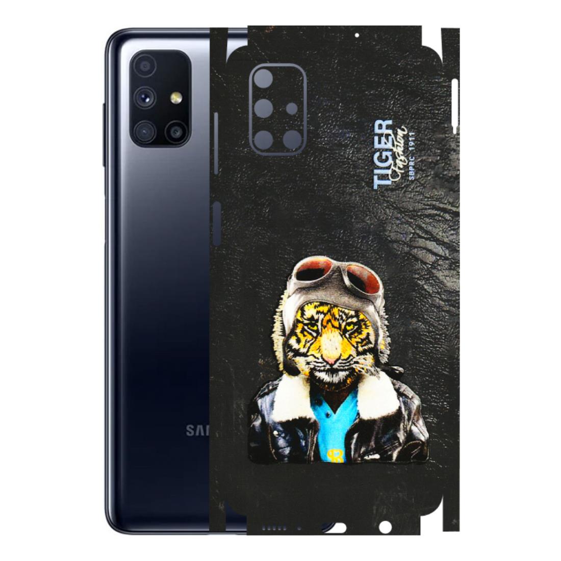 Samsung M/F/Note/Flip and C Phone Skins (All Models) - Rider Tiger - 3D Embossed Finish (L-113) Samsung Galaxy M51