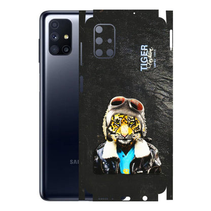 Samsung M/F/Note/Flip and C Phone Skins (All Models) - Rider Tiger - 3D Embossed Finish (L-113) Samsung Galaxy M51