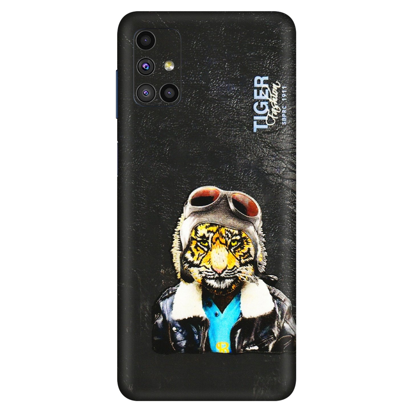 Samsung M/F/Note/Flip and C Phone Skins (All Models) - Rider Tiger - 3D Embossed Finish (L-113) Samsung Galaxy M51