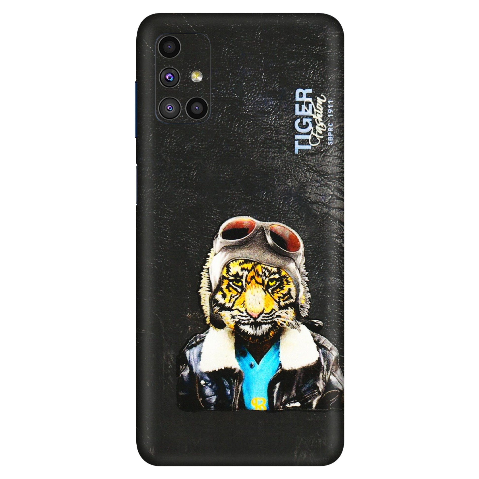 Samsung M/F/Note/Flip and C Phone Skins (All Models) - Rider Tiger - 3D Embossed Finish (L-113) Samsung Galaxy M51