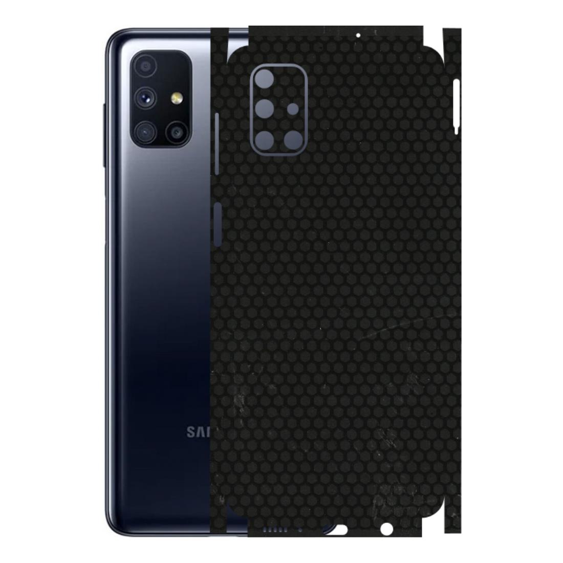 Samsung M/F/Note/Flip and C Phone Skins (All Models) - Black honeycomb - 3D Embossed Finish (L-114) Samsung Galaxy M51