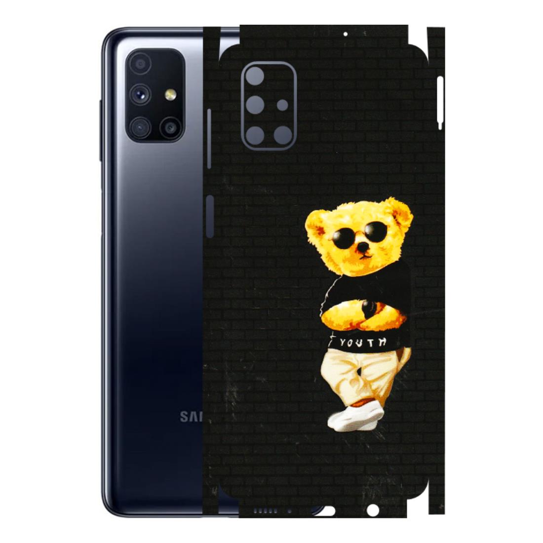 Samsung M/F/Note/Flip and C Phone Skins (All Models) - Classy Teddy Bear - 3D Embossed Finish (L-116) Samsung Galaxy M51