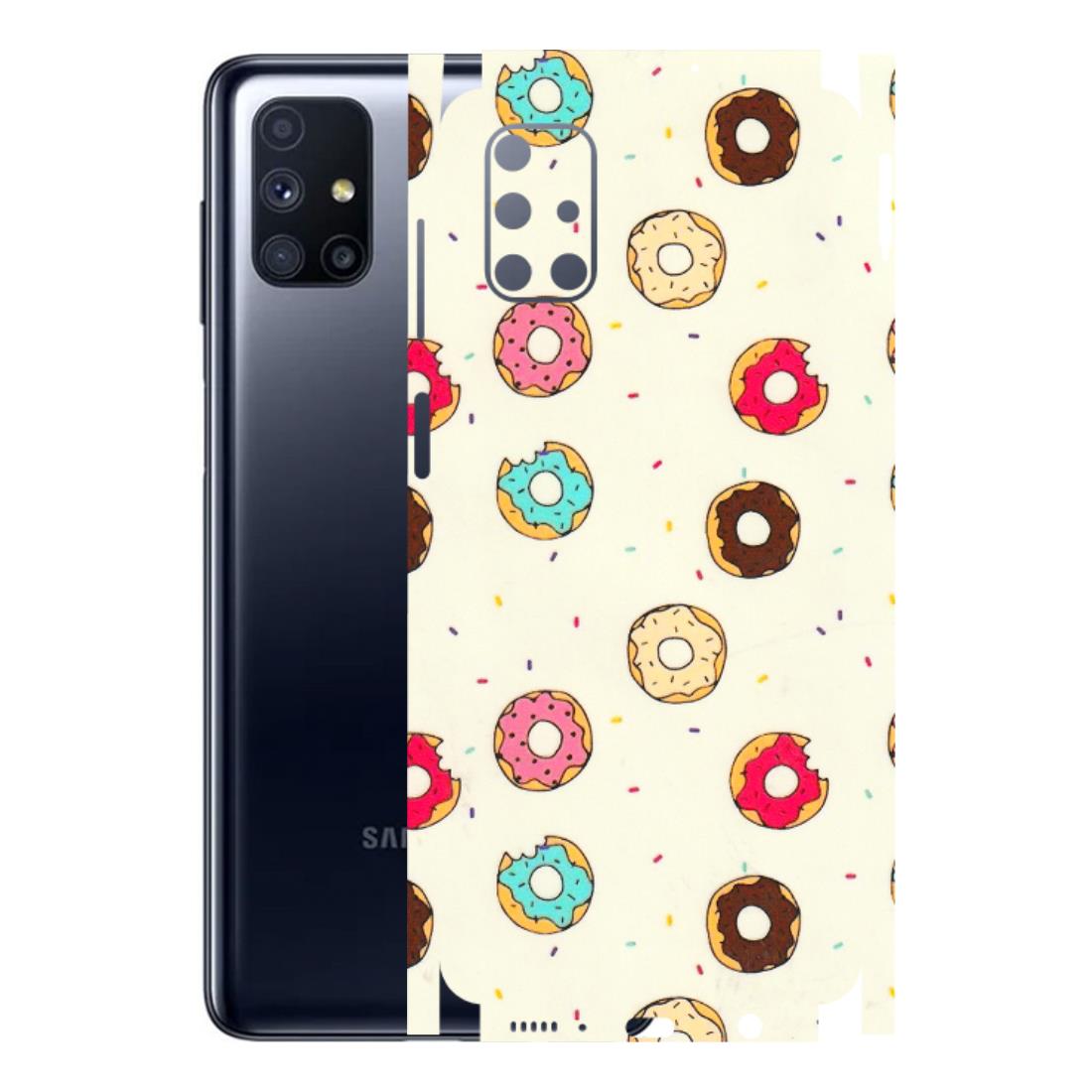 Samsung M/F/Note/Flip and C Phone Skins (All Models) - Mini Donuts Doodle Art - 3D Embossed Finish (L-122) Samsung Galaxy M51