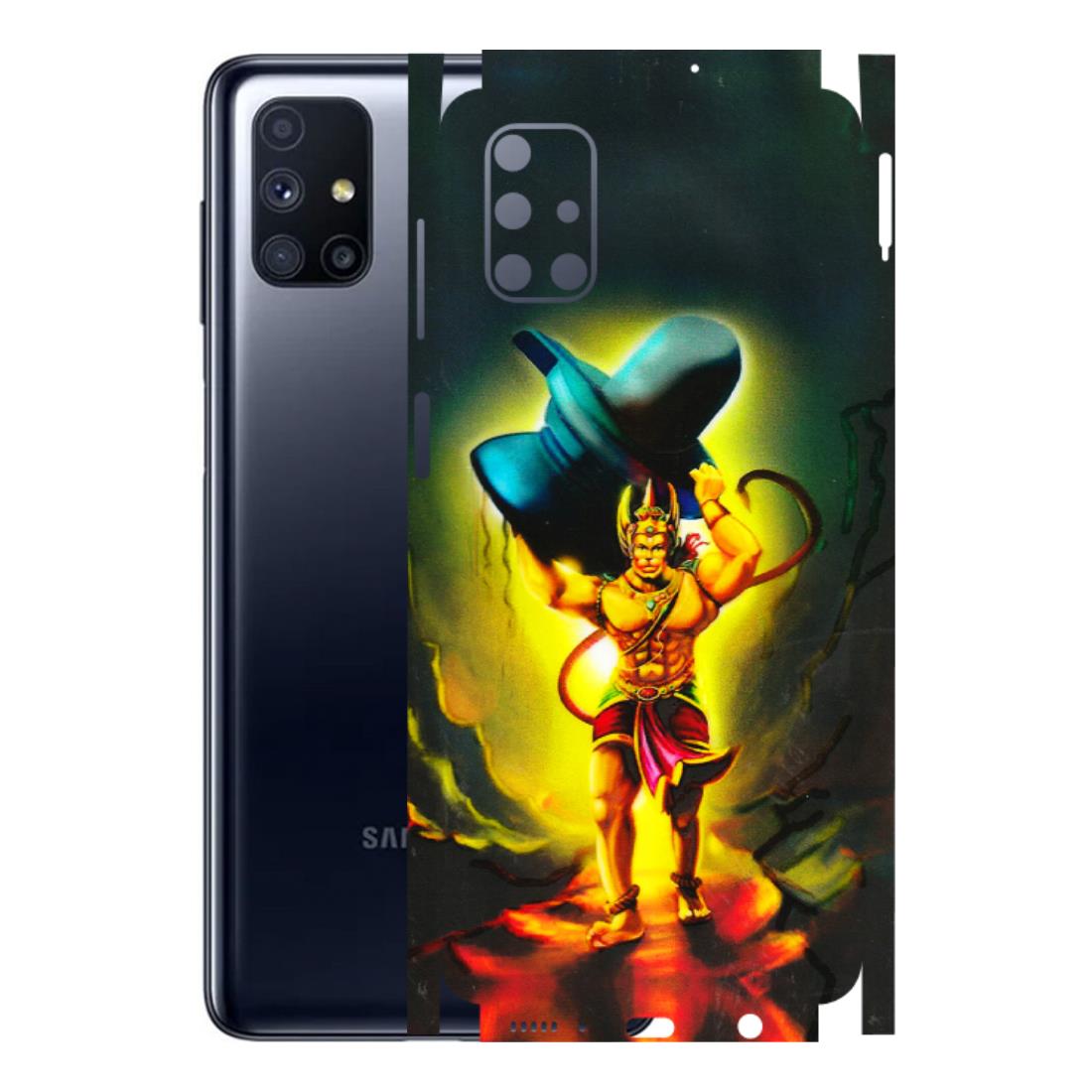 Samsung M/F/Note/Flip and C Phone Skins (All Models) - Hanuman Ji - 3D Embossed Finish (L-128) Samsung Galaxy M51