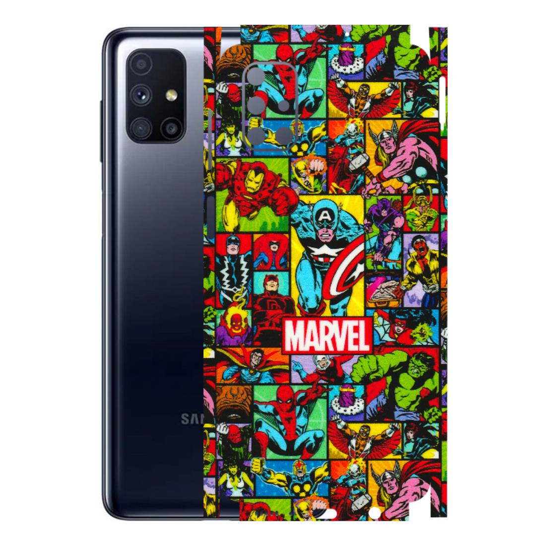 Samsung M/F/Note/Flip and C Phone Skins (All Models) - MARVELOUS Comic Characters - 3D Embossed Finish (L-129) Samsung Galaxy M51