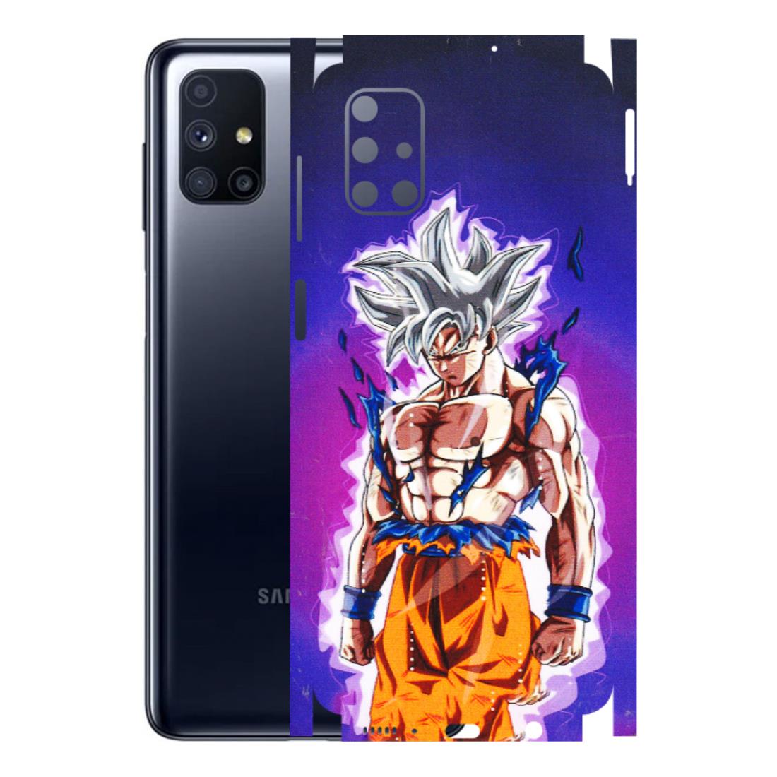 Samsung M/F/Note/Flip and C Phone Skins (All Models) - Goku Purple Anime - 3D Embossed Finish (L-147) Samsung Galaxy M51