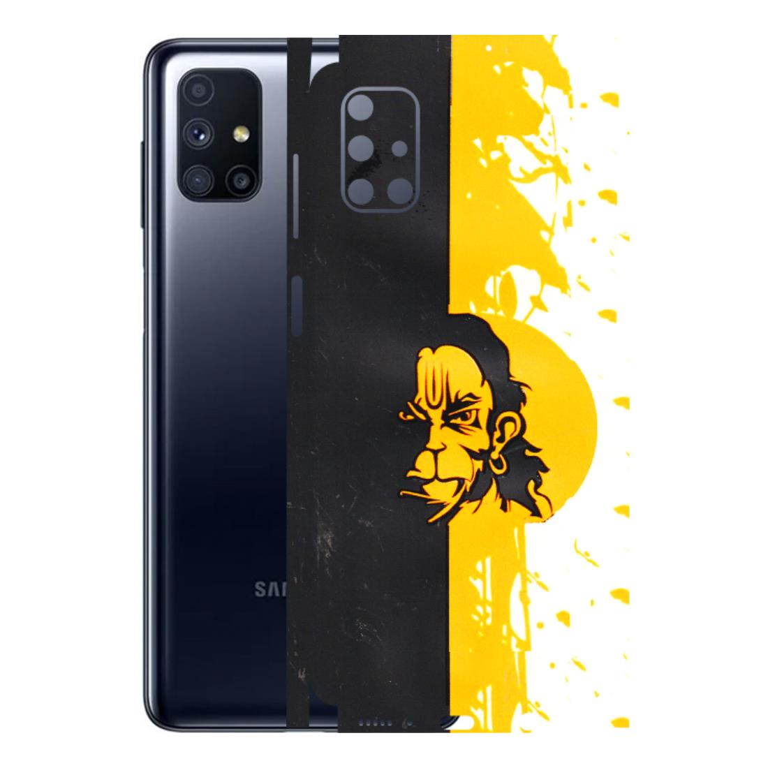 Samsung M/F/Note/Flip and C Phone Skins (All Models) - Bajrangbali - 3D Embossed Finish (L-151) Samsung Galaxy M51