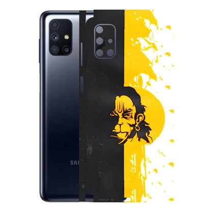 Samsung M/F/Note/Flip and C Phone Skins (All Models) - Bajrangbali - 3D Embossed Finish (L-151) Samsung Galaxy M51