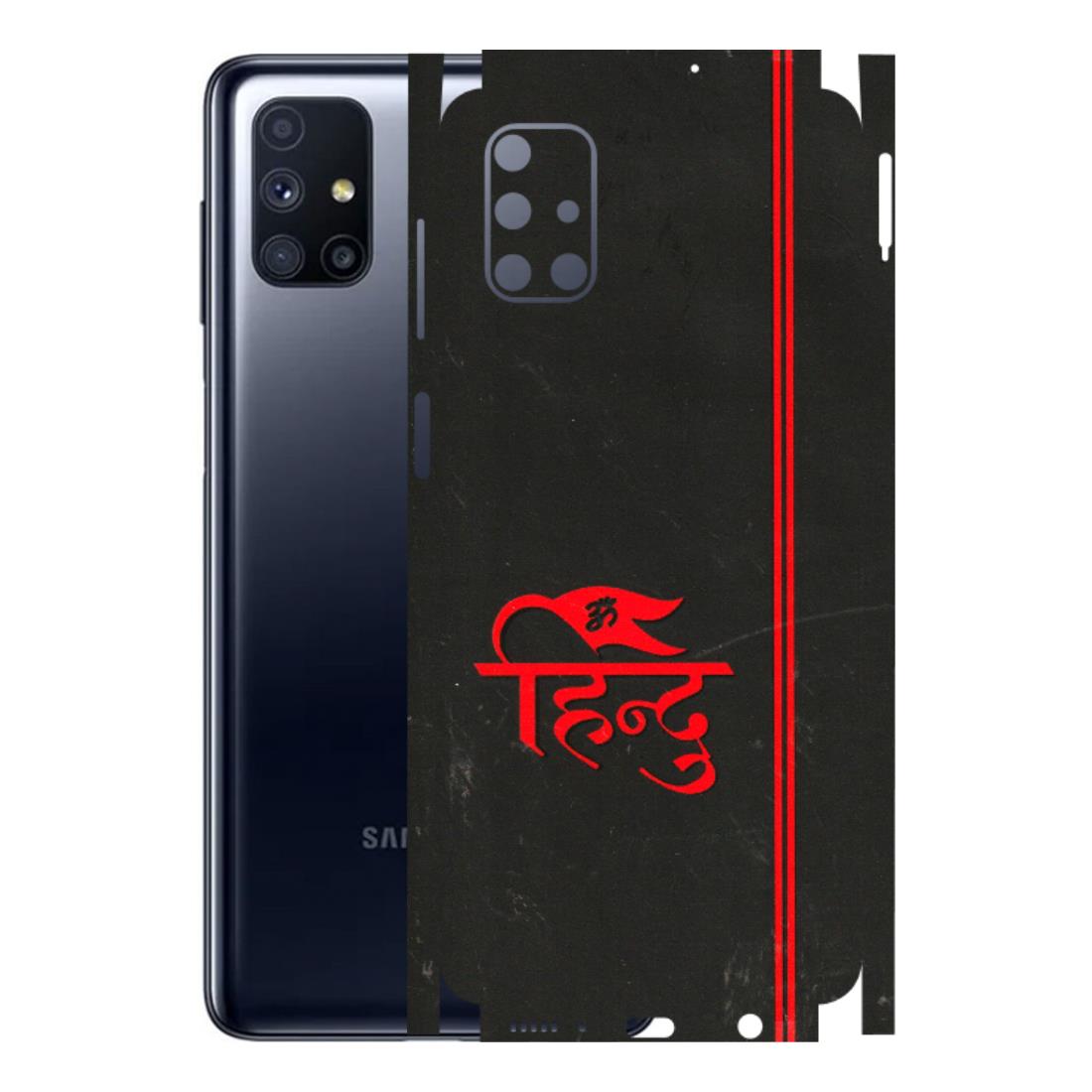 Samsung M/F/Note/Flip and C Phone Skins (All Models) - Hindu Black - 3D Embossed Finish (L-153) Samsung Galaxy M51