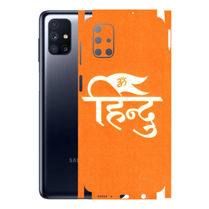Samsung M/F/Note/Flip and C Phone Skins (All Models) - Hindu Kesari - 3D Embossed Finish (L-154) Samsung Galaxy M51