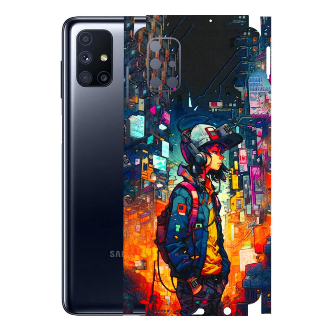 Samsung M/F/Note/Flip and C Phone Skins (All Models) - Street Anime Guy - 3D Embossed Finish (L-158) Samsung Galaxy M51