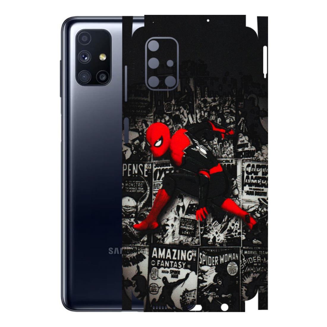 Samsung M/F/Note/Flip and C Phone Skins (All Models) - SpiderMan New - 3D Embossed Finish (L-162) Samsung Galaxy M51