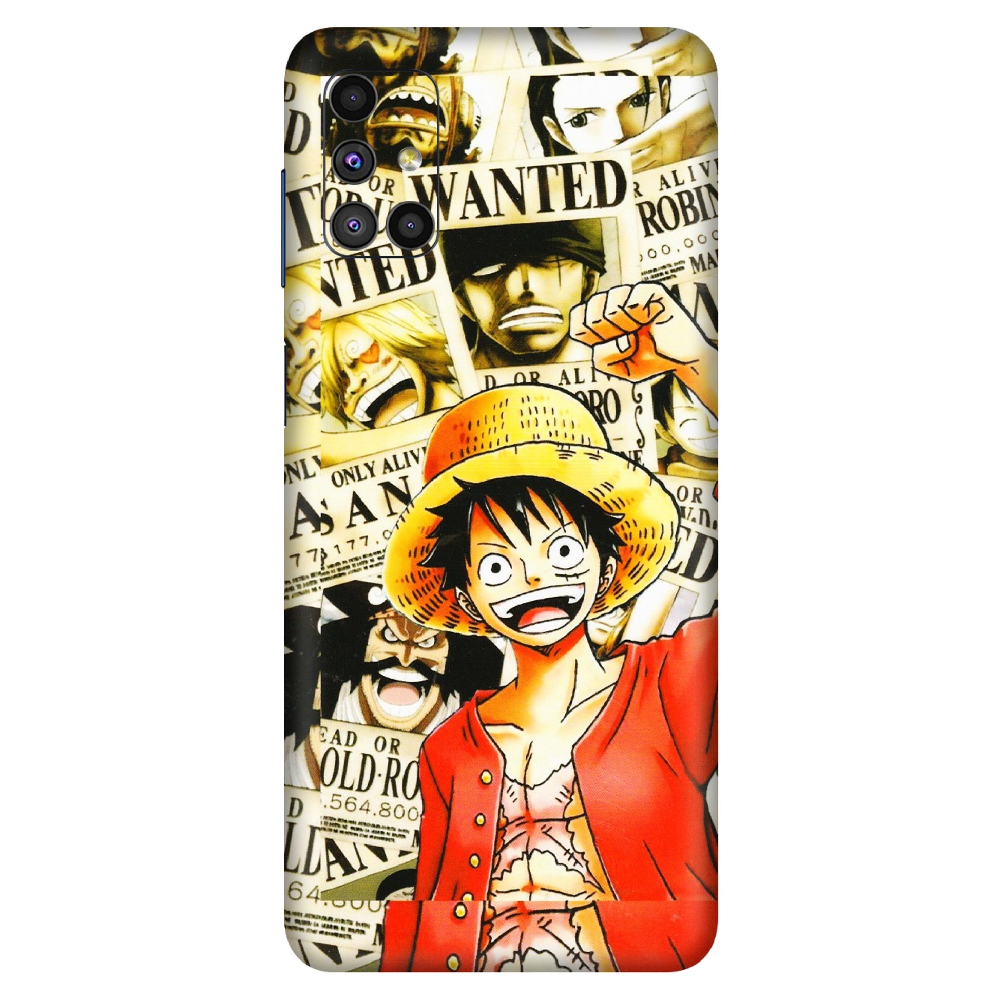 Samsung M/F/Note/Flip and C Phone Skins (All Models) - Luffy Anime - 3D Embossed Finish (L-177) Samsung Galaxy M51