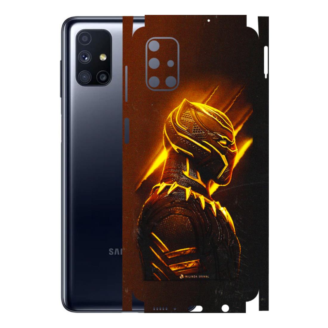 Samsung M/F/Note/Flip and C Phone Skins (All Models) - Gold Black Panther - 3D Embossed Finish (L-181) Samsung Galaxy M51