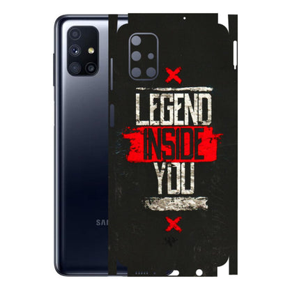 Samsung M/F/Note/Flip and C Phone Skins (All Models) - Legend Inside You - 3D Embossed Finish (L-186) Samsung Galaxy M51