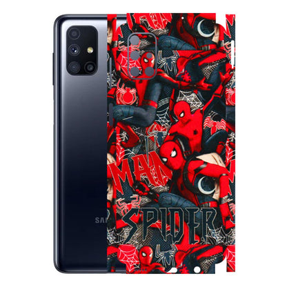 Samsung M/F/Note/Flip and C Phone Skins (All Models) - SpiderMan Cool - 3D Embossed Finish (L-188) Samsung Galaxy M51