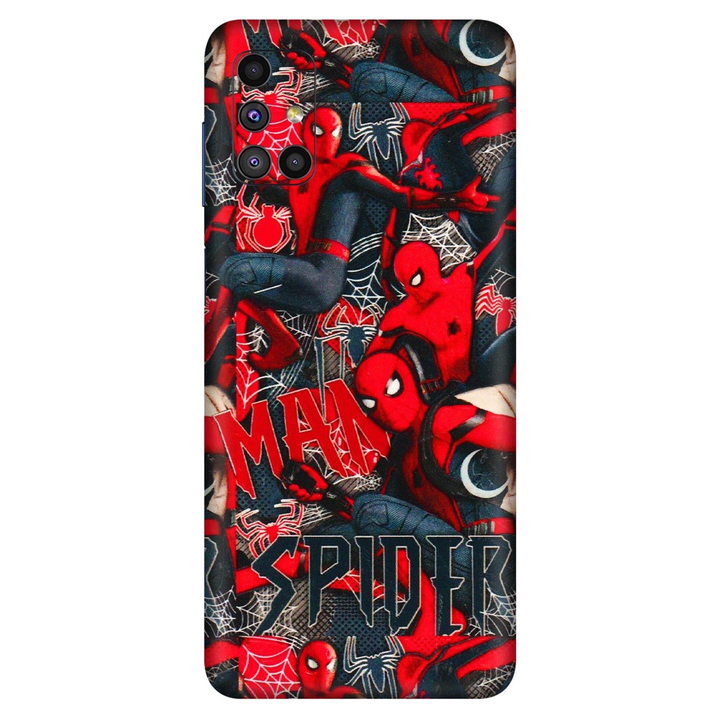 Samsung M/F/Note/Flip and C Phone Skins (All Models) - SpiderMan Cool - 3D Embossed Finish (L-188) Samsung Galaxy M51