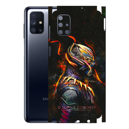 Samsung M/F/Note/Flip and C Phone Skins (All Models) - Black Panther - 3D Embossed Finish (L-190) Samsung Galaxy M51
