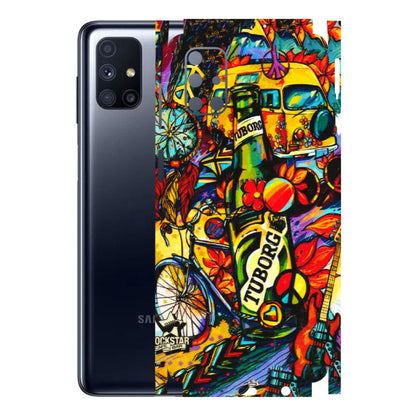 Samsung M/F/Note/Flip and C Phone Skins (All Models) - Cool Beer Bottle - 3D Embossed Finish (L-193) Samsung Galaxy M51
